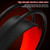 HAMTOD V1000 Dual-3.5mm Plug Interface Gaming Headphone Headset with Mic & LED Light, Cable Length: 2.1m(Red)