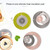 3 in 1 Round Silicone Heat Insulation Pad High Temperature Resistant Multifunctional Tableware Pad Combination Pot Pad Coaster(F5)