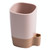 3 PCS Own Toothbrush Holder Mouthwash Cup Anti-fall Elastic Brushing Cup(Nude Pink)