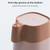 3 PCS Own Toothbrush Holder Mouthwash Cup Anti-fall Elastic Brushing Cup(Nude Pink)
