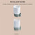 3 PCS Own Toothbrush Holder Mouthwash Cup Anti-fall Elastic Brushing Cup(Nude Pink)