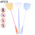 4 PCS Household Plastic Long Handle Fly Swatter Mosquito Swatter, Random Color Delivery