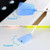 4 PCS Household Plastic Long Handle Fly Swatter Mosquito Swatter, Random Color Delivery