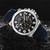 Ochstin 6122 Multi Function Quartz Watch Sports Luminous Waterproof Watch Calendar Leather Men Watch(Blue) Ochstin 6122 Multi Function Quartz Watch Sports Luminous Waterproof Watch Calendar Leather Men Watch(Blue)