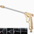 Electroplating Extension Rod Car Wash Water Gun Household Brush Car Gun Garden Watering Gun(Gold)