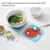 2 PCS Creative Cartoon Insulation Pad Home Dining Mat Coaster Silicone Anti-scalding Bowl Mat, Size:L(Lion)