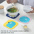 2 PCS Creative Cartoon Insulation Pad Home Dining Mat Coaster Silicone Anti-scalding Bowl Mat, Size:L(Lion)