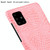 For Galaxy A71 5G Shockproof Crocodile Texture PC + PU Case(Pink)