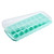 Creative 24 Grid Silicone Ice Tray Home Large Ice Cube Mold Ice Box with Lid(Mint Green)