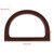 6 PCS D-shaped Wooden Handle Handbag Accessories