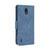 For Nokia 1.3 Wallet Style Skin Feel Calf Pattern Leather Case with Separate Card Slot(Blue)