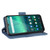 For Nokia 1.3 Wallet Style Skin Feel Calf Pattern Leather Case with Separate Card Slot(Blue)