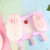Cute Cartoon Silicone Ice Cream Popsicle Mold with Lid & Stick, Style:Wavy Random Color Delivery