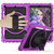 For iPad 10.2 360 Degree Rotating Case with Pencil Holder, Kickstand Shockproof Heavy Duty with Shoulder Strap,Hand Strap(Purple)