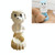 Automatic Pet Feeder Cat and Dog Large-capacity Drinking Fountain, Style:Feeder(Brown)