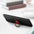 For OPPO A92s Metal Ring Holder 360 Degree Rotating TPU Case(Black+Red)