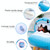PVC Inflatable Childrens Swimming Ring Play Water Toys Inflatable Shark Shade Seat, Size:95 x 78 x 70cm