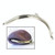 3 PCS Handmade Vintage Embossed Square Semi-circular Coin Purse Handbag Handle, Specification:Round Large