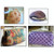 3 PCS Handmade Vintage Embossed Square Semi-circular Coin Purse Handbag Handle, Specification:Round Large