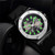 addies MY-052 Business Multifunctional Luminous Watch Silicone Watchstrap Watch for Men(Gold Blue)