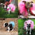 Summer Pet Dress Up Half-length Mesh Skirt, Size:S(Red)