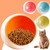 Ceramic Capsule Cat Bowl Water Bowl Pet Supplies, Size:L(Blue)