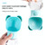 Outdoor Portable Pet Water Dispenser Cat and Dog Portable Drinking Fountain, Style:Small Bear(Pink)