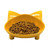 Pet Bowl Non-slip Cute Cat Type Color Cat Bowl Pet Supplies(Yellow)