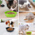 Pet Bowl Non-slip Cute Cat Type Color Cat Bowl Pet Supplies(Yellow)