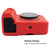 PULUZ Soft Silicone Protective Case for Sony ILCE-9M2/ Alpha 9 II / A92(Red)