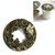 Built-in Wrought Iron Polythermal Anti-hanging Wall Scented Candle Zinc Alloy Smart Cover(Butterfly Love Flower)