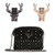 10 PCS Luggage Hardware Accessories Deer Head Decoration Buckle(Light Gold)