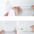 10 PCS Plug-in Wire Finisher Board Holder Wall-mounted Board Router Holder, Style:Square(White)