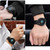 addies MY-1704 Earth Pattern Genuine Leather Strap Watch for Men, Not Support Life Waterproof
