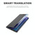 For Galaxy S20 Side Display Magnetic Horizontal Flip Plain Texture Cloth + PC Case with Holder & Sleep / Wake-up Function(Red)