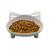 Pet Bowl Non-slip Cute Cat Type Color Cat Bowl Pet Supplies(White)