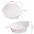 Pet Bowl Non-slip Cute Cat Type Color Cat Bowl Pet Supplies(White)