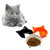 Pet Bowl Non-slip Cute Cat Type Color Cat Bowl Pet Supplies(White)