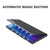 For Galaxy S20 Plus Side Display Magnetic Horizontal Flip Plain Texture Cloth + PC Case with Holder & Sleep / Wake-up Function(Blue)