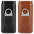 2 PCS  Portable Cigar Case with Cigar Shear Case Cigarette Accessories Utensil(Brown) 2 PCS  Portable Cigar Case with Cigar Shear Case Cigarette Accessories Utensil(Brown)
