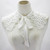 Hollow Water-soluble Fake Collar Shawl Dress Decorative Collar(White)
