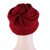 2 PCS Women Breathable Wild Empty Top Hat Sequined Turban Hat, Size:One Size(Black)
