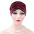 Pleuche Rhinestone Turban Hat Stacking Hat, Size:Adjustable(Apricot)