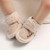 Newborn Baby 0-1 Years Old in Autumn and Winter Keep Warm Soft Bottom Toddler Shoes, Size:Inner Length 13cm(Gray)