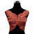 Butterfly Shape Embroidery Corsage Lace Collar DIY Clothing Accessories, Size: About 42 x 38cm(Caramel)