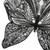 Butterfly Shape Embroidery Corsage Lace Collar DIY Clothing Accessories, Size: About 42 x 38cm(Caramel)
