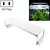 XY-20K Aquarium Glass Fish Tank LED Aquatic Bracket Lamp, US Plug(White)