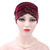 Pleuche Rhinestone Turban Hat Stacking Hat, Size:Adjustable(Pink)