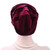Pleuche Rhinestone Turban Hat Stacking Hat, Size:Adjustable(Pink)