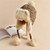 Winter Plus Velvet Knitted Wool Hat Bomber Cap Flight Hat, Size:M (56-58cm)(Khaki)